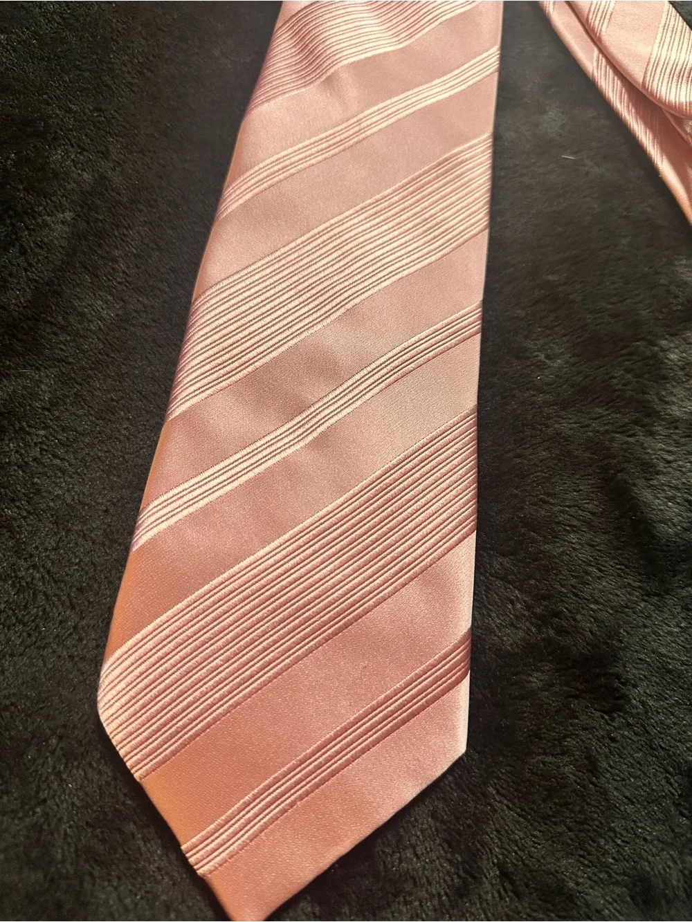 Donald J. Trump Signature Collection‎ Pink Striped Silk Tie Made in Italy